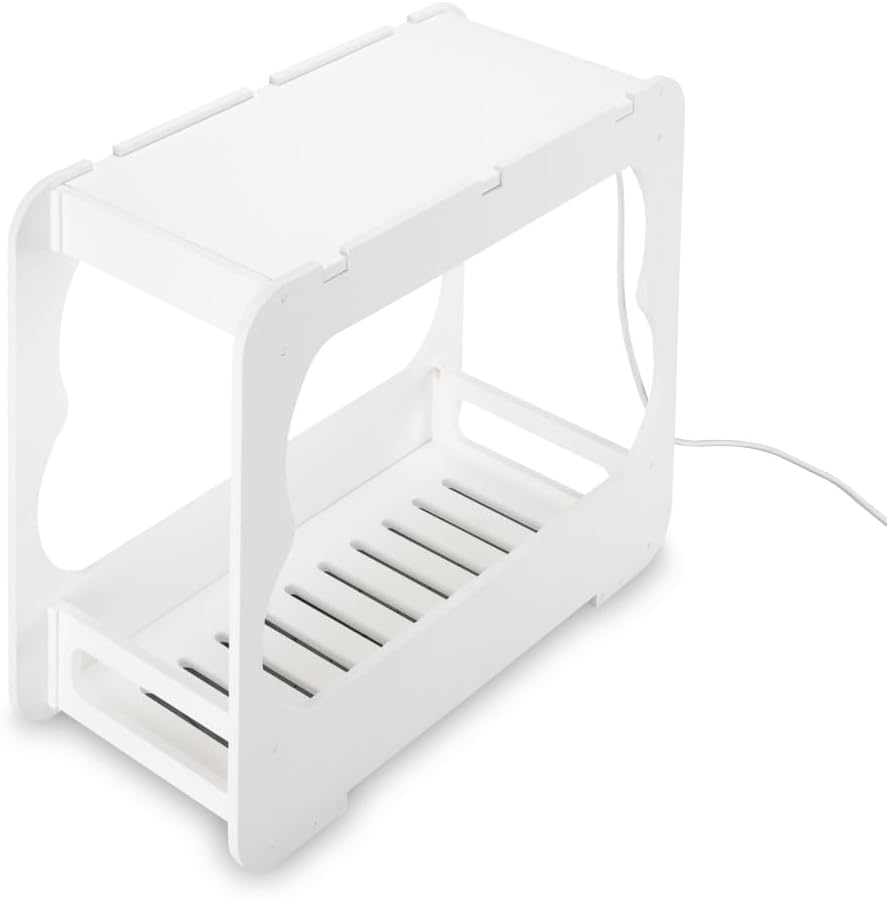 Xavax LED Smart Garden Home Gewächshaus Box klein mit Lampe für Balkon, als Anzuchtkasten für Hochbe