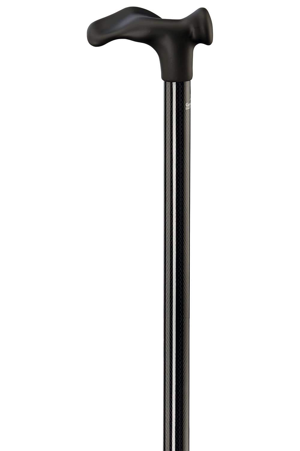 Designer Gehstock Gehhilfe Carbon Comfort-Stock rechts oder Links schwarz rechte Hand, rechte Hand