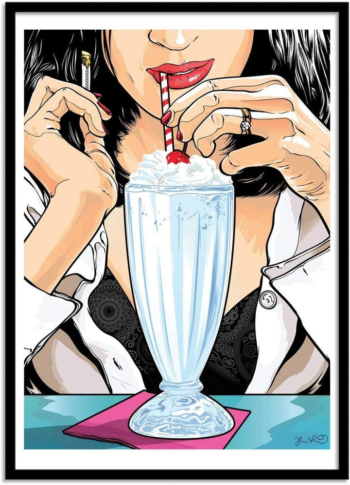 Art-Poster - Mia Wallace - Joshua Budich