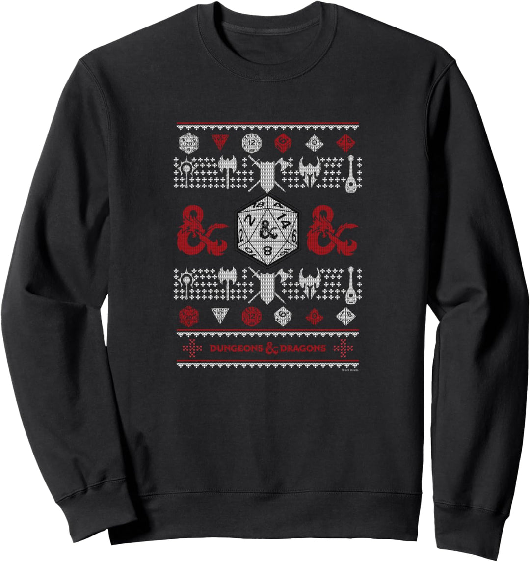 Dungeons & Dragons Ugly Christmas Sweatshirt