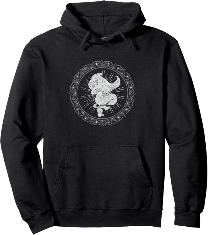 Disney The Little Mermaid Ariel Mandala Portrait Pullover Hoodie