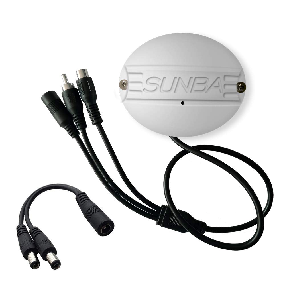 Sunba Outdoor Aluminium CCTV Mikrofone für IP Kameras mit RCA Interface