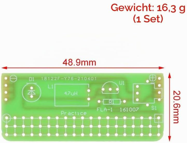Taschenlampe DIY Löten Kit 2Stück, Lustige DIY Elektronik Bausatz Löt für Anfänger, Studenten und He