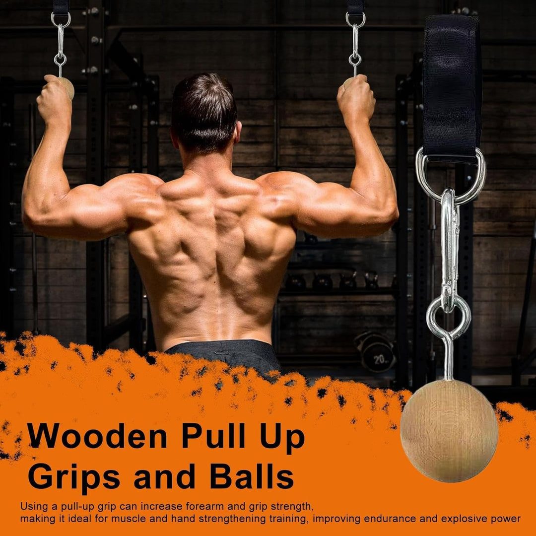 Klimmzug Griffe Holz Klimmzugstange Pull Up Balls Zur Steigerung Der Griffkraft Trainingskugeln Klet