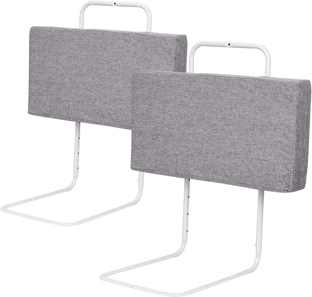 Ikodm Bettgitter 2x60cm rausfallschutz Bett Bettschutzgitter für Kinder 5-Loch Höhenverstellbar Bett