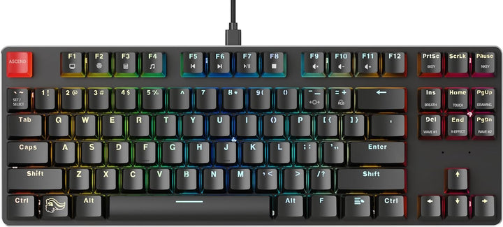Glorious Gaming GMMK TKL (85%) – Mechanisches Gaming-Keyboard, Gateron Brown Schalter (taktil), Doub