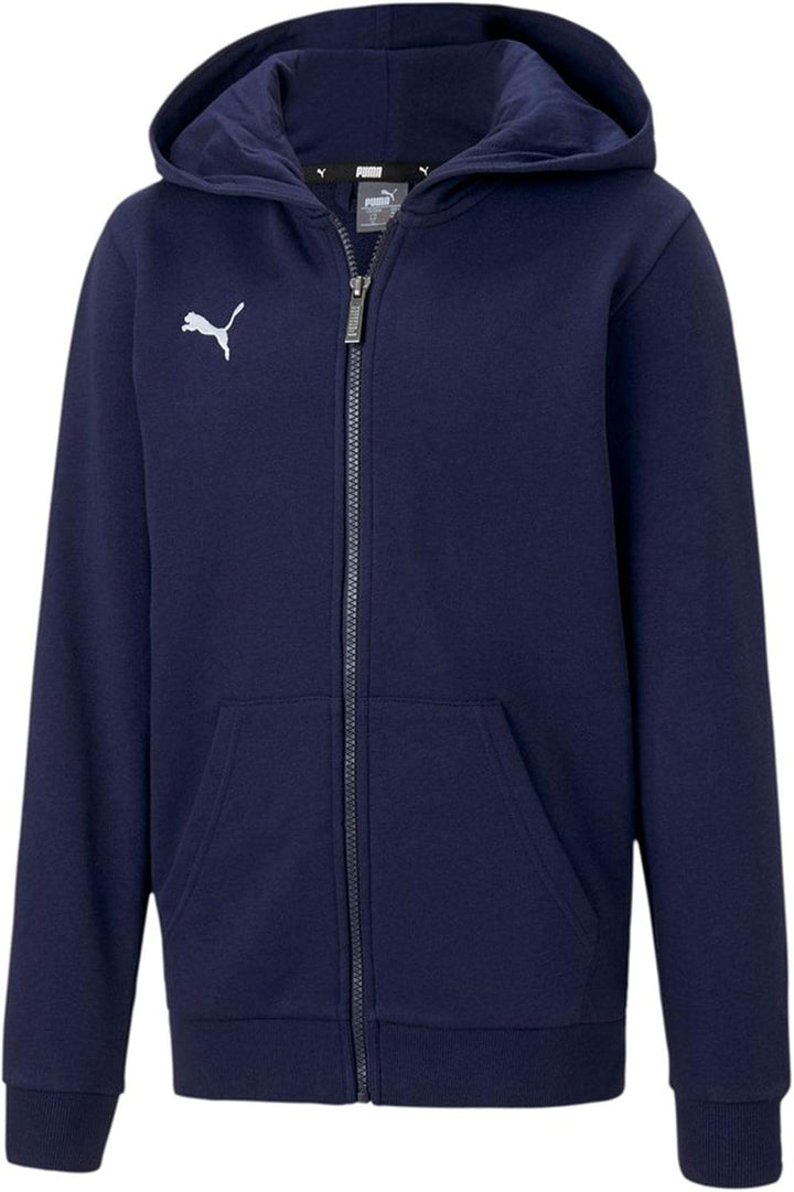 PUMA Jungen, teamGOAL 23 Casuals Hooded Jac Trainingsjacke, Peacoat