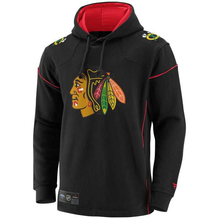 Fanatics Chicago Blackhawks Franchise Overhead NHL Hoodie Schwarz XXL, XXL