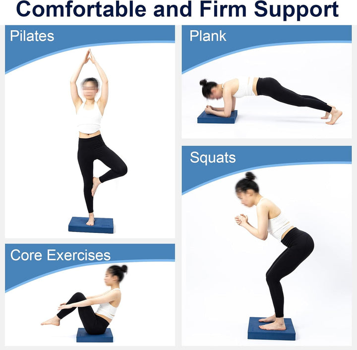 StrongTek Extra breites Schaumstoff-Balance-Pad für Physiotherapie, 48,3 x 40,1 x 6,1 cm, hochdichte
