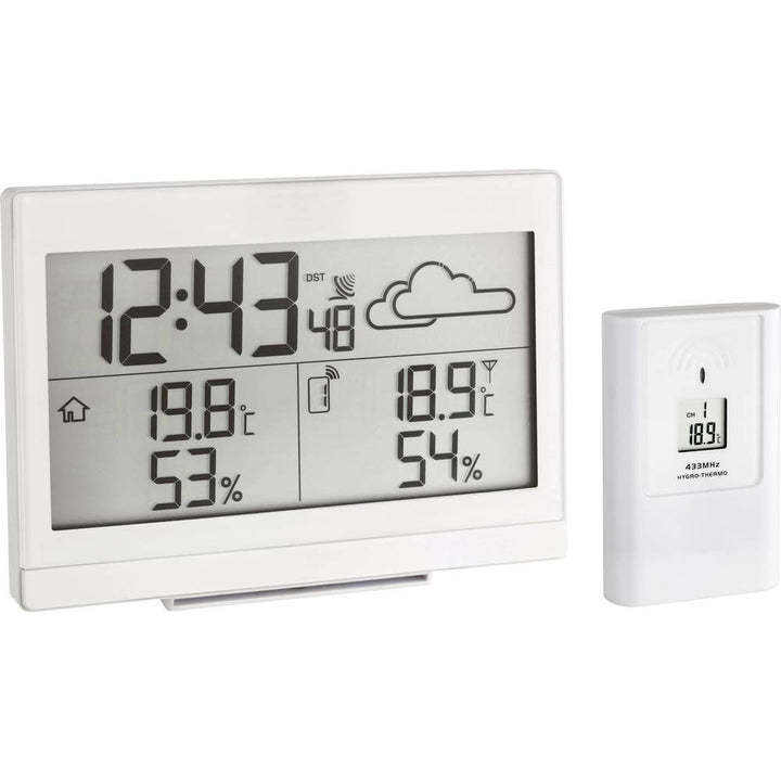 TFA Dostmann Casa Funk-Wetterstation, Wettervorhersage, Aussentemperatur, Innentemperatur, Luftfeuch