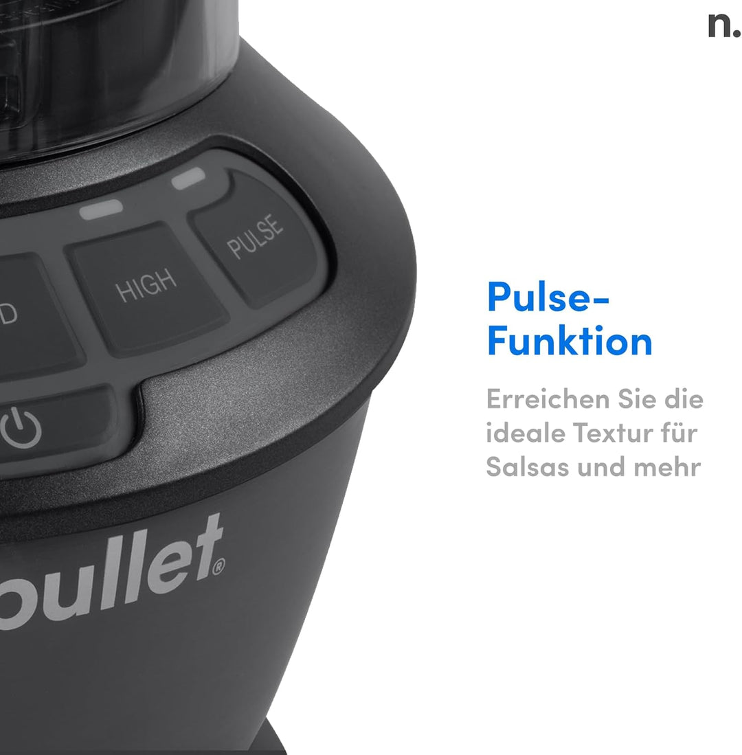 nutribullet Standmixer,1.200 Watt Leistung, 19.500 Umdrehungen/Minute, 1,8 L BPA-freier Krug, 2 Gesc
