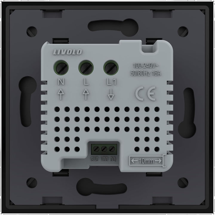 LIVOLO Digitales Touch Raumthermostat mit Bodenfühler/Temperaturfühler für Fussboden/Elektroheizung