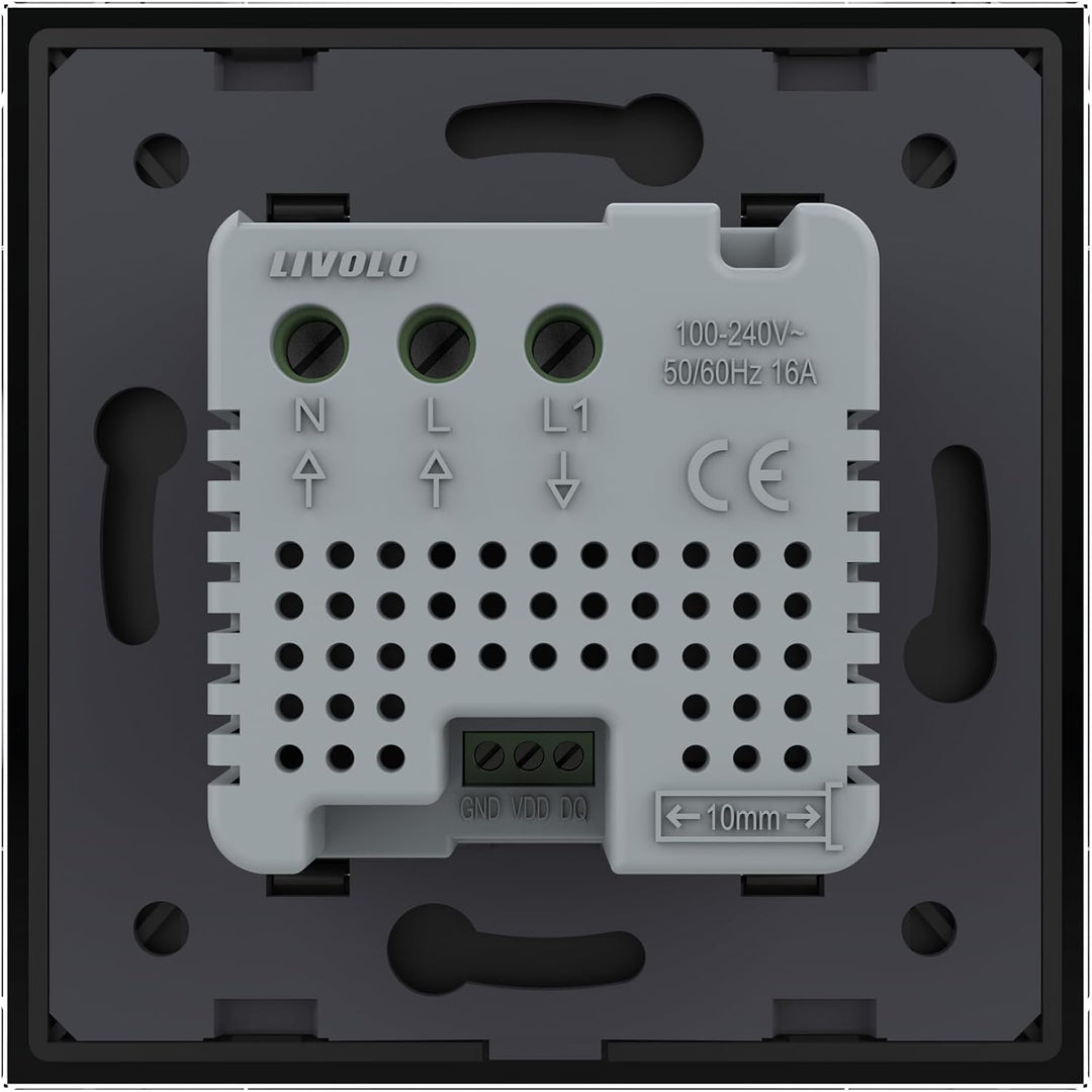 LIVOLO Digitales Touch Raumthermostat mit Bodenfühler/Temperaturfühler für Fussboden/Elektroheizung