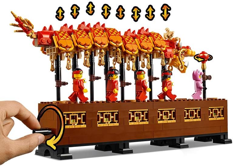 LEGO Drachentanz - Spiele den Drachentanz Steinen nach – für Spielspass und als Ausstellungsstück.