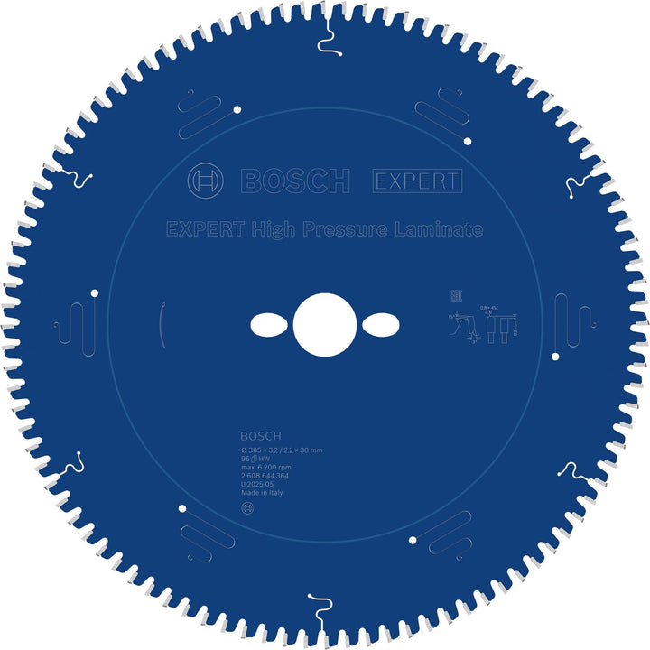 Bosch Professional 1x Kreissägeblatt Expert for High-Pressure Laminate (für Hochdrucklaminat, Sägebl