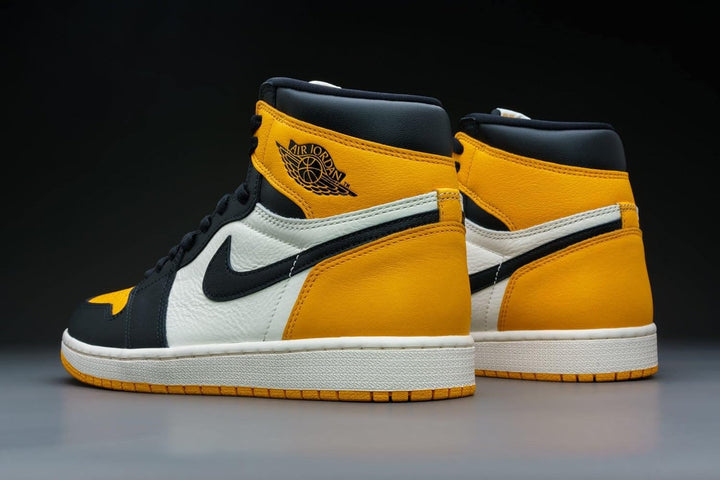 AIR JORDAN 1 Retro High OG Yellow Toe 555088-711 Size 45