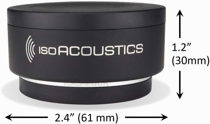 IsoAcoustics Iso-Puck-Serie mit akustischen Isolatoren Iso-Puck, 9 kg max./Stück, 2 Stk. Iso-Puck, 2
