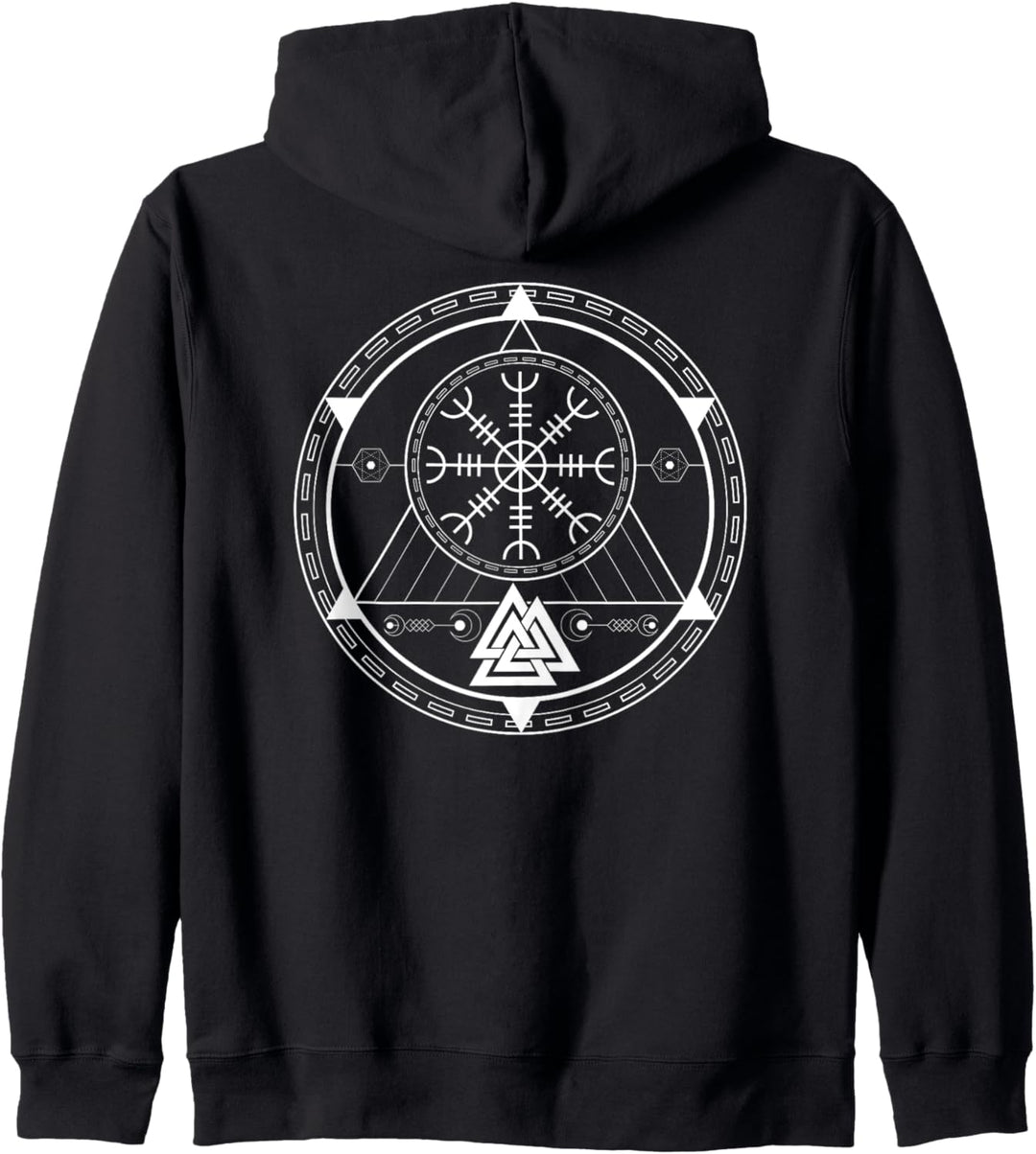 Wikinger - The Helm of Awe Helm des Terrors (on back) Kapuzenjacke