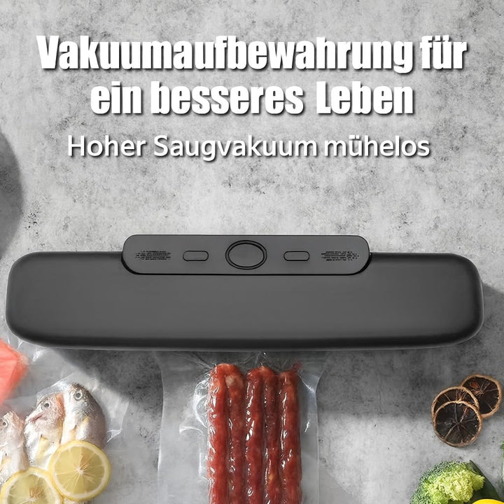 Vakuumierer, Automatischer Lebensmittel-Vakuumiergerät, One-Touch-Vakuumversiegelung für die Konserv