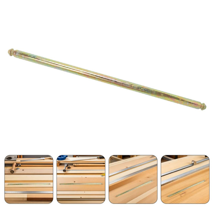 HEMOTON 2 Stück Mülleimer Zubehör Achse für Abfallbehälter Stahl 240l Beige Schnelle Montage für San