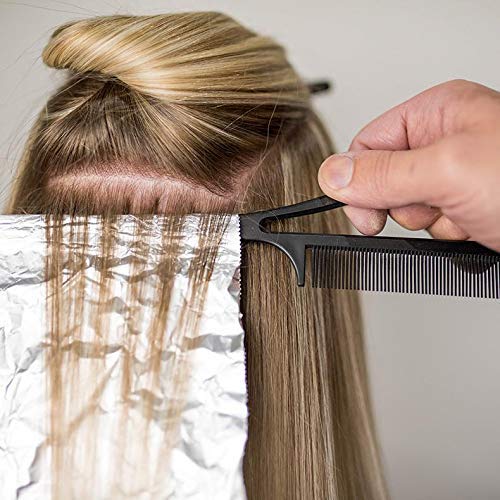 "Never Let Go" Karbonfaser-Styling, Balayage und Highlighting Long Tail Metallkamm