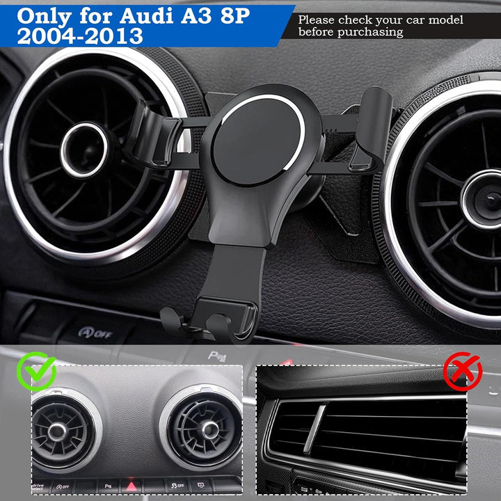 Handyhalterung Auto, Car Phone Holder, Holder Phone Mount Verstellbarer Blickwinkel, 360° Drehbar KF