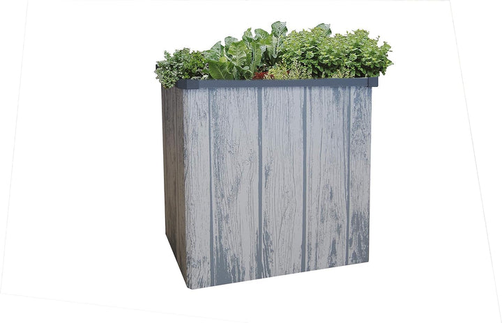 Juwel Balkon- und Terassen-Hochbeet Easy Garden (Birke Hell, Faltbeet schnell aufgebaut, Pflanzenbee