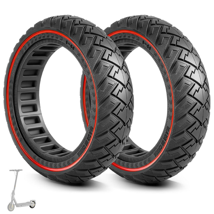 Prodrocam 60/65-6,9 Vollgummireifen für Ninebot Max G2 G2D G2E G65 F3 F3 Pro Roller 10 Zoll Hinterrä