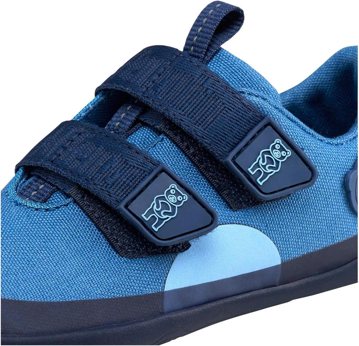 Affenzahn Halbschuh Baumwolle Lucky 21 EU Bär Blau, 21 EU Bär Blau