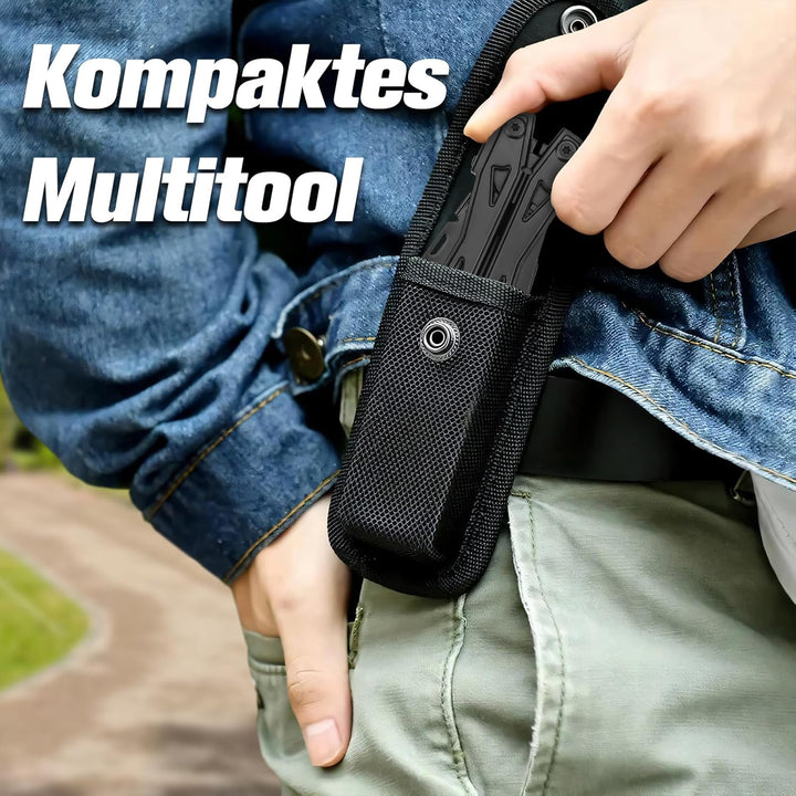 Geschenke für Männer, 26-in-1 EDC Multitool Werkzeug mit Taschenmesser, Spitzzange, Drahtschneider,