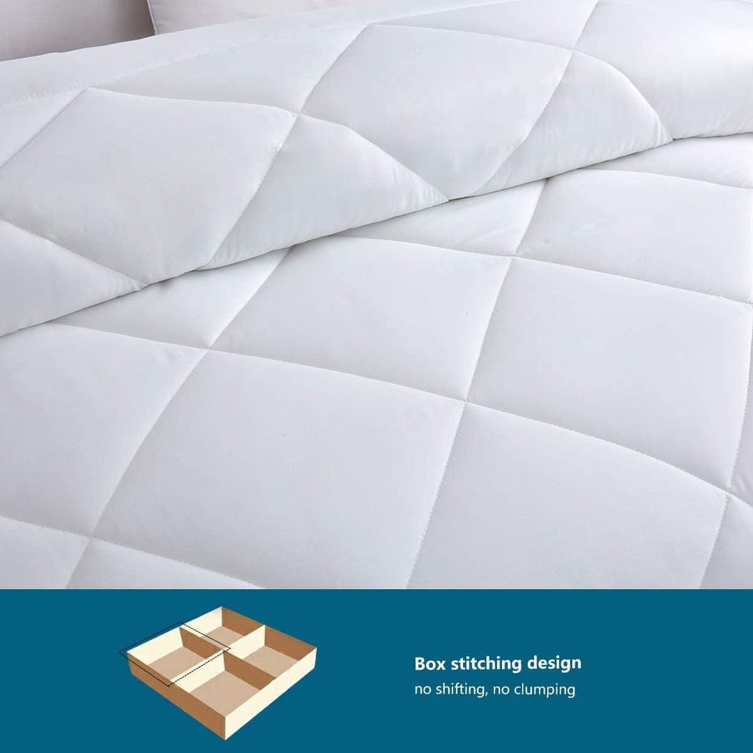 WAVVE Steppdecke 135x200 Ohne Bezug 300gsm Ganzjahresdecke 135x200 cm 4 Jahreszeiten Steppdecke Weic