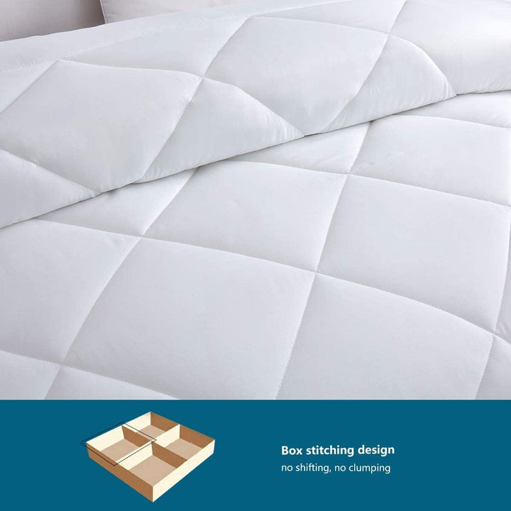 WAVVE Steppdecke 135x200 Ohne Bezug 300gsm Ganzjahresdecke 135x200 cm 4 Jahreszeiten Steppdecke Weic