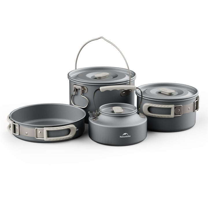 Naturehike Camping Topfset Geschirr Kochgeschirr Set Kochtopf für 2-7 Personen Zum Camping Outdoor W