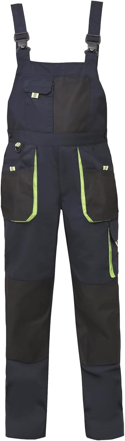 WORK IDEA Herren-Arbeitslatzhose mit Oxford-Knietaschen; strapazierfähige Leinwand Marine S, Marine