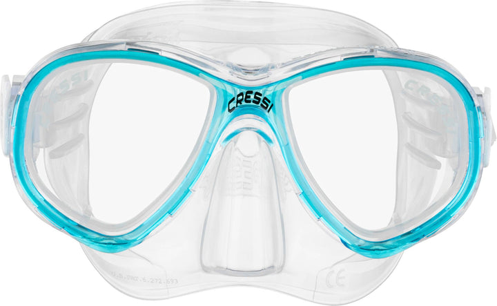 Cressi Perla Jr - Maske oder Combo Set Maske Perla Jr + Schnorchel Minigringo, Einheitsgrösse, Junio