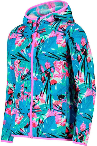 CMP Mädchen Kinderjacke mit Fester Kapuze KID G JACKET FIX HOOD 164 Hawaiianisch-lila Fluo, 164 Hawa