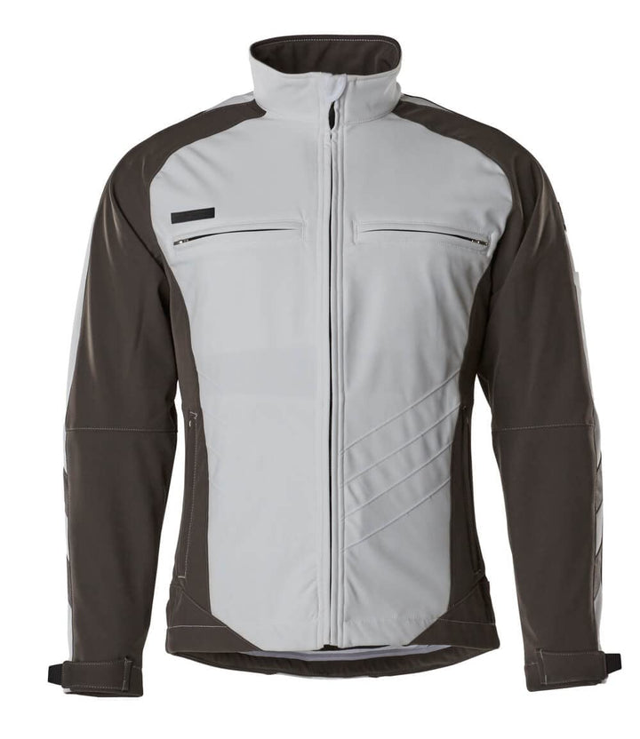 Mascot Unisex Mascot jakke Softshelljacke Dresden , Weiss/Dunkelanthrazit, XL-5XL EU Weiss/Dunkelant