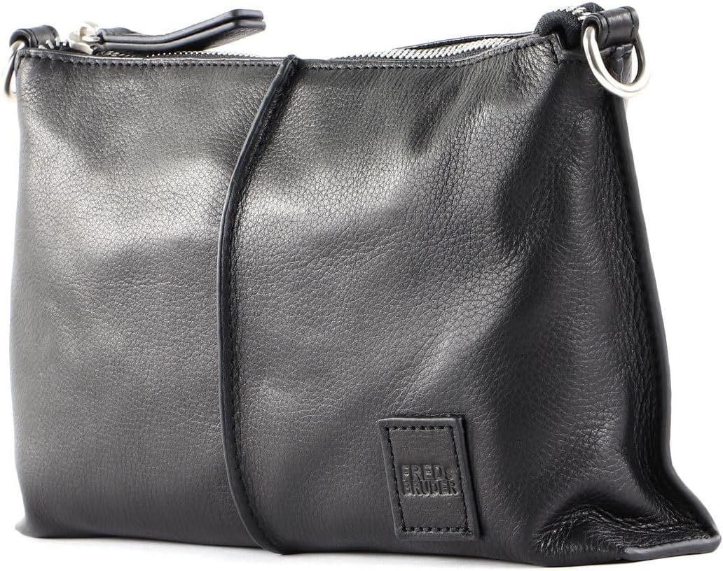 FREDsBRUDER Handtasche Damen mit Label-Applikationen Einheitsgrösse Milky Black, Einheitsgrösse Milk