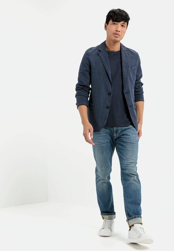 camel active Herren Regular Fit fleXXXactive® Jeans 31W / 34L Dunkelblau, 31W / 34L Dunkelblau