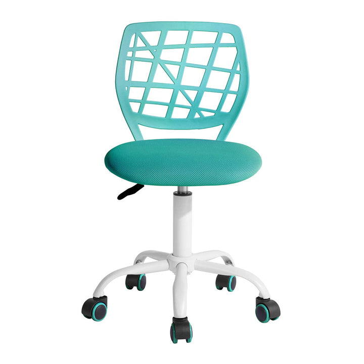 FurnitureR Bürostuhl Schreibtischstuhl Höhenverstellbar Stoffsitz Ergonomischer Arbeitsstuhl ohne Ar