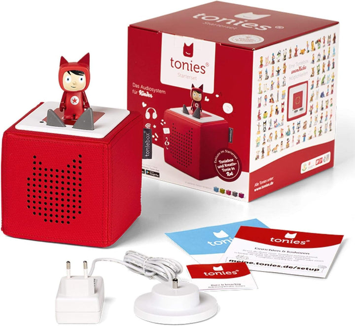 tonies Toniebox Starter Set inkl. 1 Kreativ Figur – Audioplayer für Hörbücher und Lieder für Kinder,