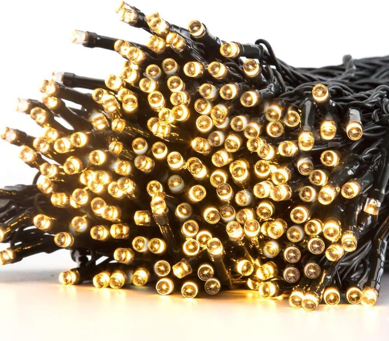 Avoalre Lichterkette Batterien 40M 300LEDs Weihnachtsbeleuchtung Aussen, 8 Modi Lichterkette Batteri