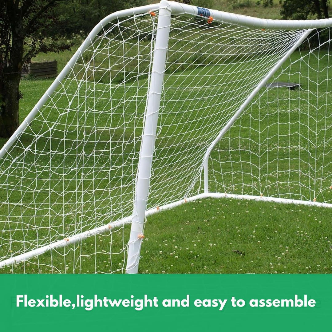 Jadeshay Fussballtornetz, Fussballtor Netz 3m x 2m Fussball Tor Net Polypropylenfaser Ersatznetz für