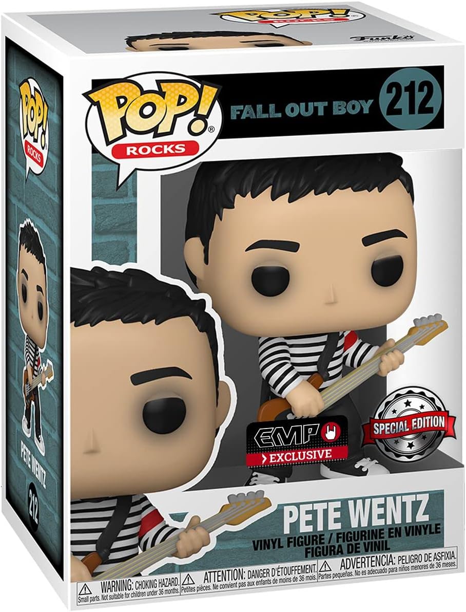 Fall Out Boy Pete Wentz Vinyl Figur 212 Unisex Funko Pop! Standard