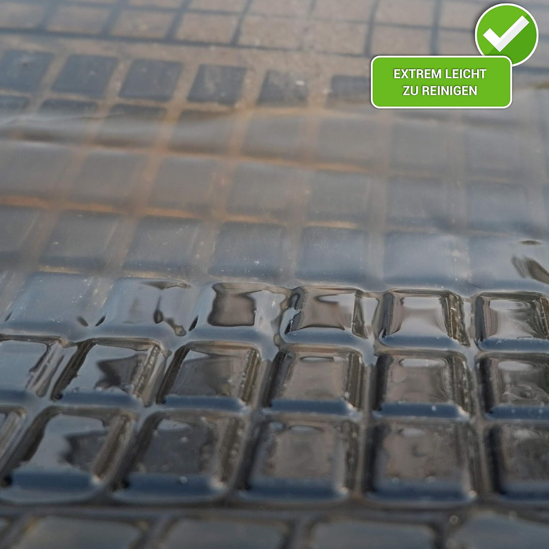 Gummimatten Auto Fussmatten Gummi Automatten Passgenau 2-teilig Set - passend für DAF LF 45 55 ab 20