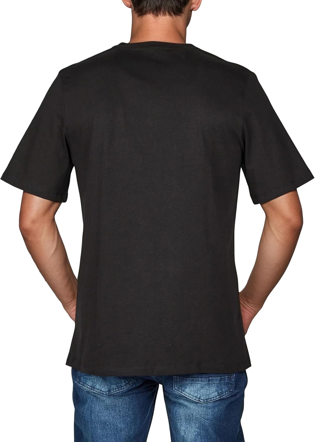 JACK & JONES JJLINO T-Shirt 4er Pack Rundhals Kurzarm Shirt Regular Fit Print Sommer 100% Baumwolle