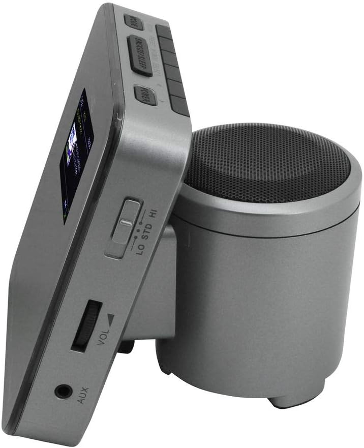 Soundmaster UR260SI Radiowecker DAB+, UKW AUX, Bluetooth®, USB Weckfunktion Grau