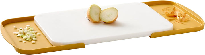 Rosti Separa Schneidebrett mit Schalen 39,5 x 26,8 x 2 cm Curry Curry 39.5L x 26.8B cm, Curry 39.5L