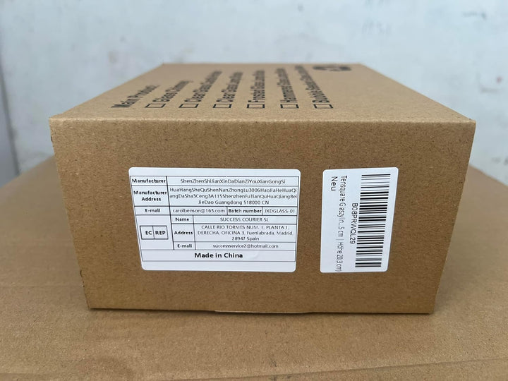 Tensquare Glaszylinder ohne Boden für Kerzen | Hurrikan Kerzenhalter Glas | Offenes Glasrohr Gross |