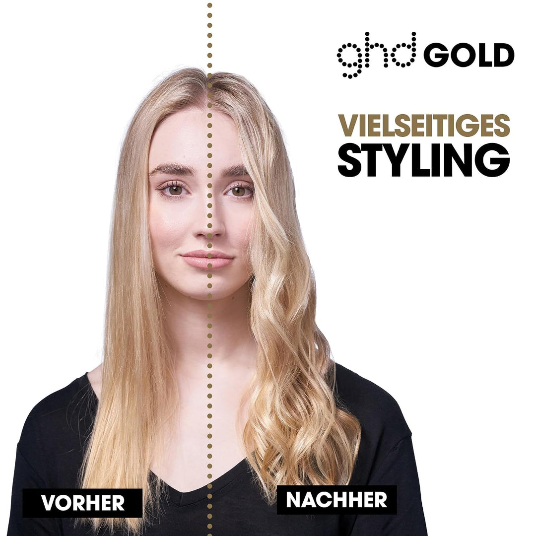 ghd gold - Professioneller Haarglätter zum Glätten, Locken und zum Erzeugen von Wellen, optimale Sty